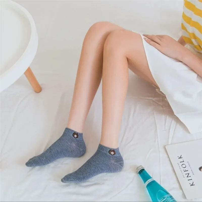 10 Pairs Women Low Tube Socks